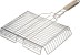 Решетка-гриль GRINDA &quot;BARBECUE&quot;, объемная, нержавеющая сталь, 340х260мм 424732 купить в Нефтеюганске