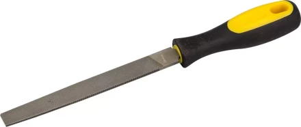 Напильник STAYER &quot;PROFI&quot; плоский, с двухкомпонентной рукояткой, № 1, 200мм 16601-20-1 купить в Нефтеюганске