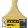 Кисть плоская STAYER "EURO", "AQUA" для воднодисперсионных и акриловых ЛКМ, искусств щетина, деревян ручка, 4"/100мм 01062-100 купить в Нефтеюганске