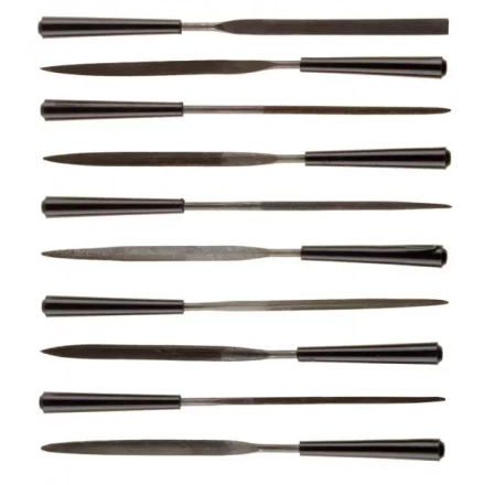 Набор STAYER &quot;MASTER&quot; Надфили с пластмассовой ручкой, 100мм, 10шт 16011-H10_z01 купить в Нефтеюганске