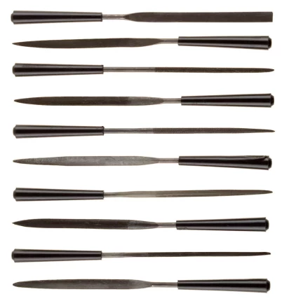 Набор STAYER &quot;MASTER&quot; Надфили с пластмассовой ручкой, 100мм, 10шт 16011-H10_z01 купить в Нефтеюганске