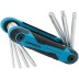 Набор ключей имбусовых Tamper-Torx TT10-TT40 CrV складные 7 шт Gross 16413 купить в Нефтеюганске