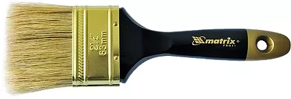 Кисть плоская &quot;Профи&quot;  4&quot; натуральная щетина деревянная ручка  MATRIX 83155 купить в Нефтеюганске