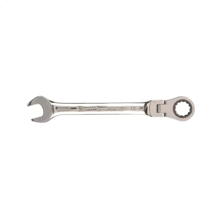 Ключ комбинированный трещоточный Matrix 15 мм шарнирный зеркальный хром 14828 купить в Нефтеюганске