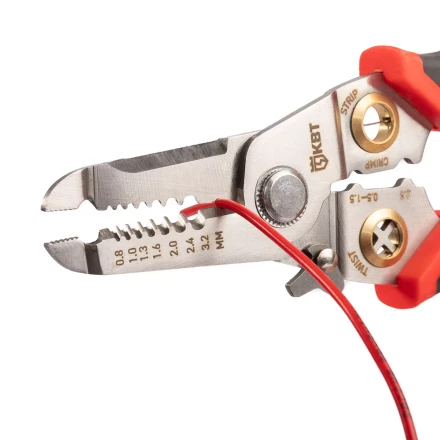 Многофункциональный стриппер КВТ WSS-02 для снятия изоляции с проводов 0.5–6.0 мм (102399) купить в Нефтеюганске