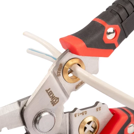 Многофункциональный стриппер КВТ WSS-02 для снятия изоляции с проводов 0.5–6.0 мм (102399) купить в Нефтеюганске