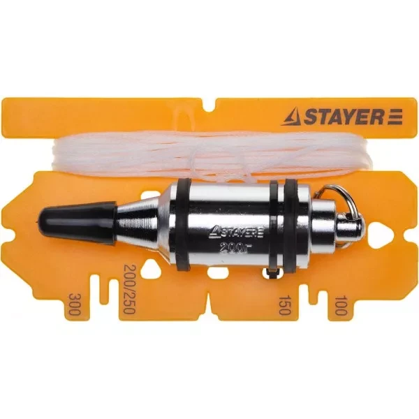 Отвес STAYER "PROFI" строительный со шнуром, с противоударными ободками, 600 г 06352-60 купить в Нефтеюганске