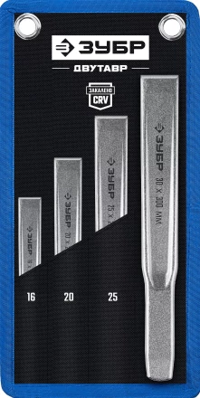 ЗУБР Двутавр, 4 шт, набор слесарных зубил по металлу, Профессионал (2104-H4) купить в Нефтеюганске