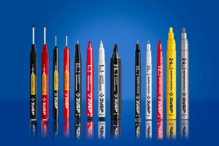 ЗУБР Колибри-20 красный, наконечник L 20 мм,  2 мм, перманентный маркер для отверстийл (06328-3) купить в Нефтеюганске