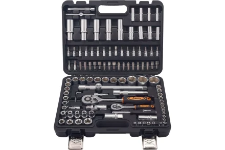 Набор инструментов, 1/2&quot;, 1/4&quot;, в кейсе 108 предм Вихрь 73/6/7/15 купить в Нефтеюганске