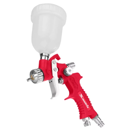 Краскораспылитель HVLP пневмат. с верхним бачком V= 0,1 л, сопло диаметром 0.8 мм// Matrix 57325 купить в Нефтеюганске