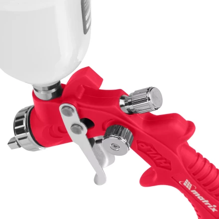 Краскораспылитель HVLP пневмат. с верхним бачком V= 0,1 л, сопло диаметром 0.8 мм// Matrix 57325 купить в Нефтеюганске