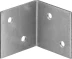 ЗУБР УМШ-1.5, 40 x 40 x 40 x 1.5 мм, белый цинк, широкий мебельный уголок (31034-40) купить в Нефтеюганске