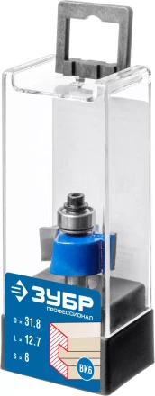 ЗУБР 31.8 x 12.7 мм, хвостовик 8 мм, фреза фальцевая, Профессионал (28758-31.8) купить в Нефтеюганске