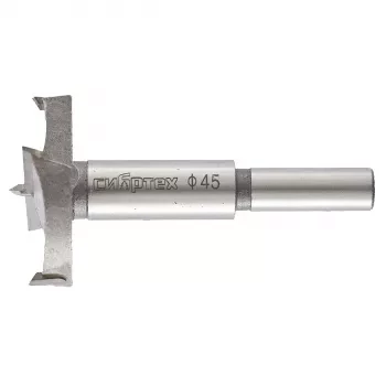 Сверло Форстнера по дереву 45 мм цилиндрический хвостовик СИБРТЕХ 704845 купить в Нефтеюганске