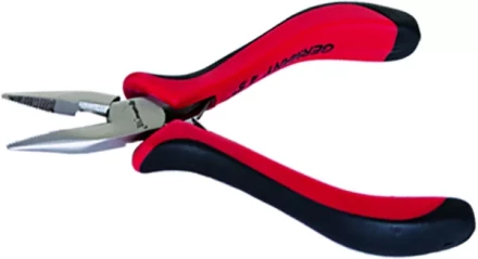 Длинногубцы Mini 130 мм никелированные прямые авторазжим двухкомпонентные рукоятки MATRIX 17810 купить в Нефтеюганске