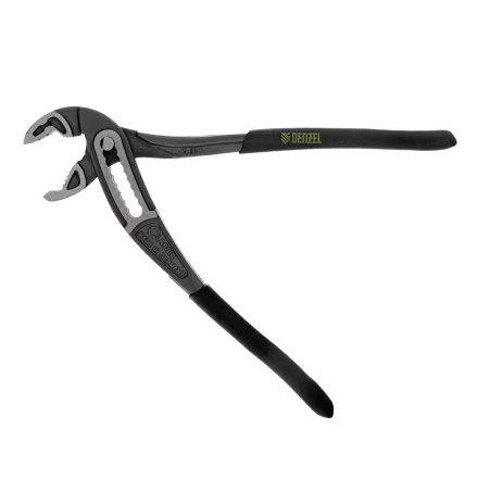 Клещи переставные Denzel 17901, обливные рукоятки, 180 мм купить в Нефтеюганске