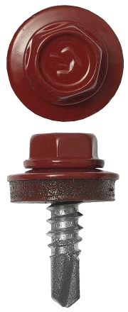 Саморезы ЗУБР &quot;ПРОФЕССИОНАЛ&quot; окраш., RAL 3003 рубин.-красн., для крепл. кров. матер. к металл. констр. , 5.5x25мм, 1800шт 4-300310-55-025-3003 купить в Нефтеюганске