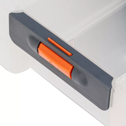 Органайзер для хранения с выдвижными лотками Stels 310х150х260мм, 4 секции, пластик Россия 90728 купить в Нефтеюганске