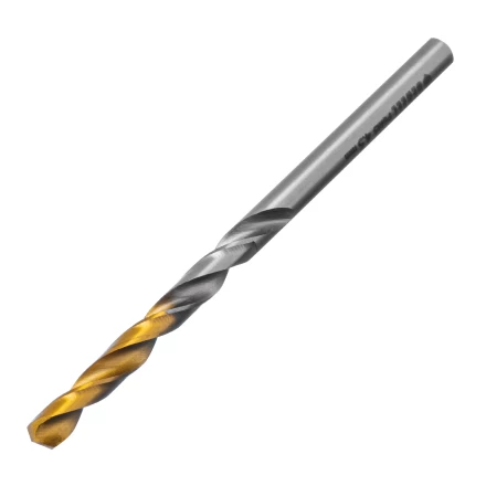 Сверло спиральное по металлу Denzel 4,5 x 80 мм, Р6М5, Golden Tip, 718231 купить в Нефтеюганске