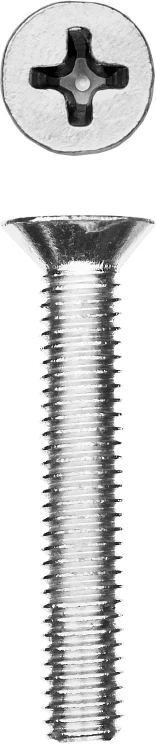 Винт DIN 965, M5 x 40 мм, 6 шт, кл. пр. 4.8, оцинкованный, ЗУБР 303116-05-040 купить в Нефтеюганске