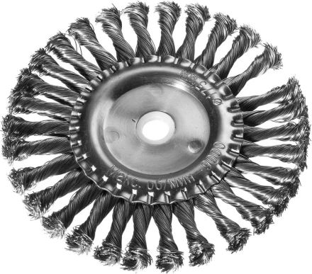 DEXX. Щетка дисковая для УШМ, жгутированная стальная проволока 0,5мм, 175ммх22мм 35100-175 купить в Нефтеюганске