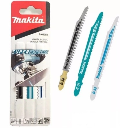 Набор пилок B-06292 для лобзика Makita Super Express, (В50,В51,В52) купить в Нефтеюганске