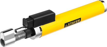Газовая горелка-карандаш &quot;MaxTerm&quot;, STAYER &quot;MASTER&quot; 55560, с пьезоподжигом, регулировка пламени, 1100С 55560 купить в Нефтеюганске