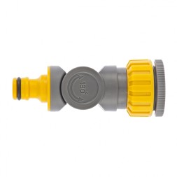 Соединитель штуцерный с внутренней резьбой 1/2&quot; - 3/4&quot; с шарниром PALISAD LUXE 66247