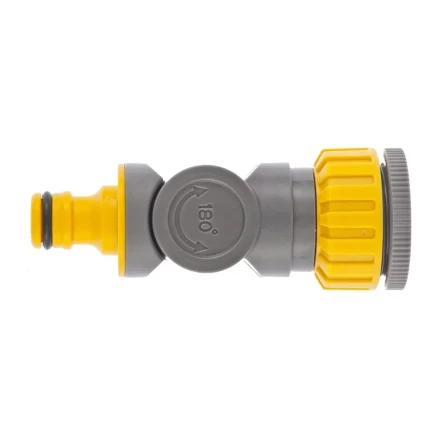 Соединитель штуцерный с внутренней резьбой 1/2&quot; - 3/4&quot; с шарниром PALISAD LUXE 66247 купить в Нефтеюганске