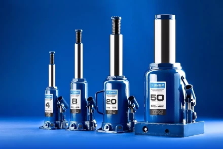 Домкрат гидравлический бутылочный T50, 20т, 240-455мм, ЗУБР Профессионал 43060-20 43060-20_z01 купить в Нефтеюганске