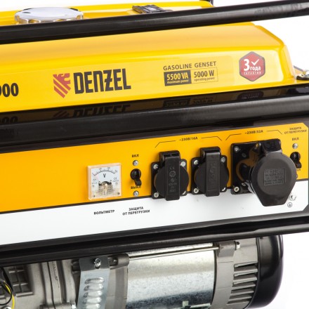 Генератор бензиновый DENZEL GE 6900 94637 купить в Нефтеюганске