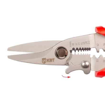 Многофункциональный стриппер КВТ WSS-03 для снятия изоляции с проводов 0.35–6.0 мм (102400) купить в Нефтеюганске