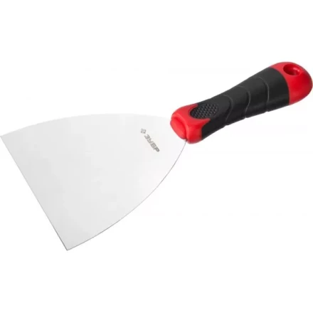 Шпатель ЗУБР "МАСТЕР", профилированное нержавеющее полотно, 2к ручка, 120мм 10072-12 купить в Нефтеюганске