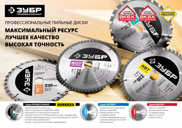 Диск пильный ЗУБР "ПРОФИ" "Точный-МУЛЬТИ рез" по алюминию, ламинату, пластику, ДСП, 60Т, 185х30мм 36853-185-30-60 купить в Нефтеюганске