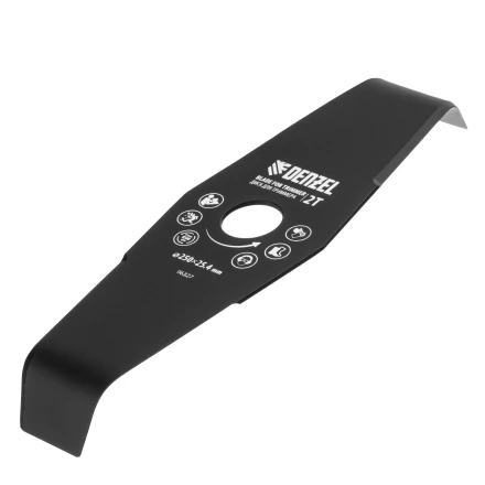 Диск для триммера  мульчирующий, 250 х 25,4 толщина 3 мм, 2 лезвия// Denzel 96327 купить в Нефтеюганске