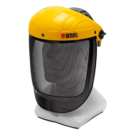 Щиток защитный лицевой с сеткой Denzel &quot;СВОНА&quot; НС-01 &quot;ЛЮКС&quot;, плавная регулировка храповик, 89196 купить в Нефтеюганске