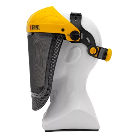 Щиток защитный лицевой с сеткой Denzel &quot;СВОНА&quot; НС-01 &quot;ЛЮКС&quot;, плавная регулировка храповик, 89196 купить в Нефтеюганске