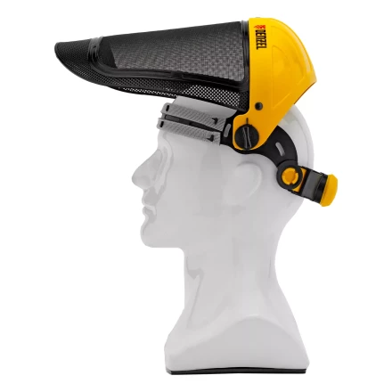 Щиток защитный лицевой с сеткой Denzel &quot;СВОНА&quot; НС-01 &quot;ЛЮКС&quot;, плавная регулировка храповик, 89196 купить в Нефтеюганске