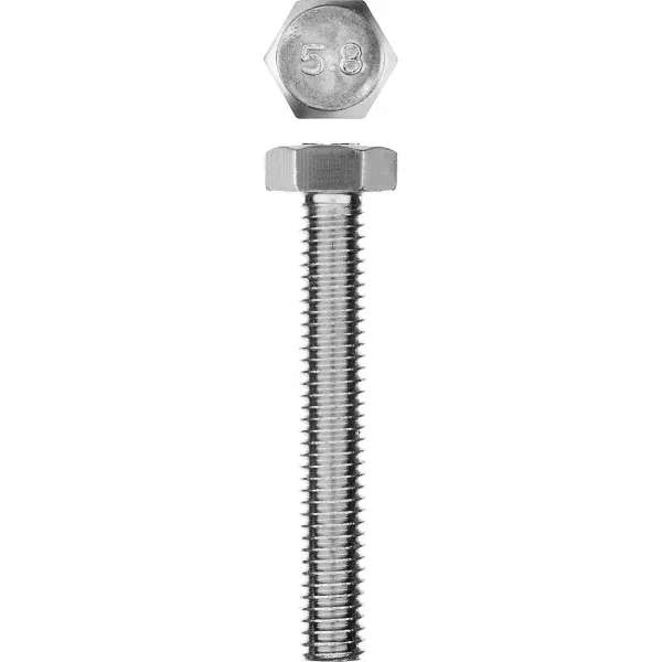 Болт ГОСТ 7798-70, M6 x 40 мм, 5 шт, кл. пр. 5.8, оцинкованный, ЗУБР 303086-06-040 купить в Нефтеюганске