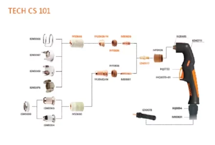 Головка плазмотрона CS 141 IVZ0655 Сварог купить в Нефтеюганске