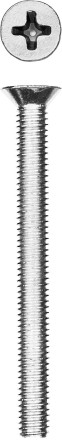 Винт DIN 965, M5 x 50 мм, 5 шт, кл. пр. 4.8, оцинкованный, ЗУБР 303116-05-050 купить в Нефтеюганске
