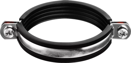 Хомут трубный с гайкой, оцинкованный, 3&quot;, 6шт, ЗУБР Мастер 37850-87-94 37850-87-94 купить в Нефтеюганске