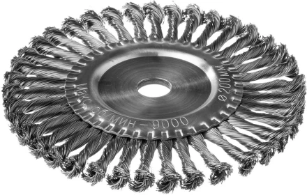 DEXX. Щетка дисковая для УШМ, жгутированная стальная проволока 0,5мм, 200ммх22мм 35100-200 купить в Нефтеюганске