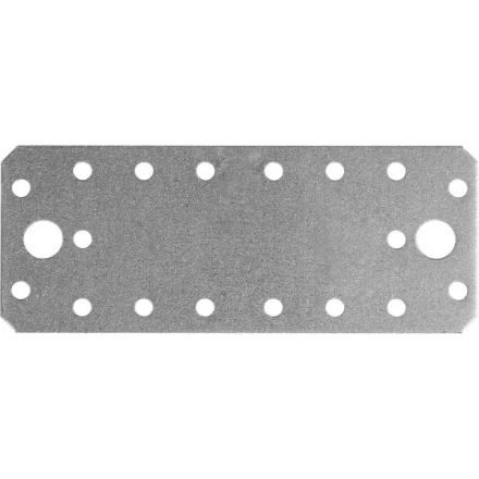 Крепежная пластина ЗУБР &quot;МАСТЕР&quot;, 140х55мм, 1шт 310236-140-55 купить в Нефтеюганске