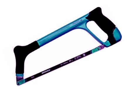 Ножовка по металлу GROSS PIRANHA 300 мм трехкомпонентная металлопластиковая рамка 77602 купить в Нефтеюганске