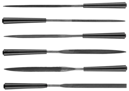 Набор STAYER &quot;MASTER&quot; Надфили, ручка из ПВХ, 100мм, 6шт 1603-10-H6_z01 купить в Нефтеюганске