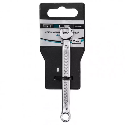 Ключ комбинированный 7 мм CrV антислип Stels 15244 купить в Нефтеюганске