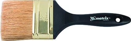 Кисть плоская &quot;Профи&quot; 1,5&quot; натуральная щетина пластмассовая ручка  MATRIX 83161 купить в Нефтеюганске