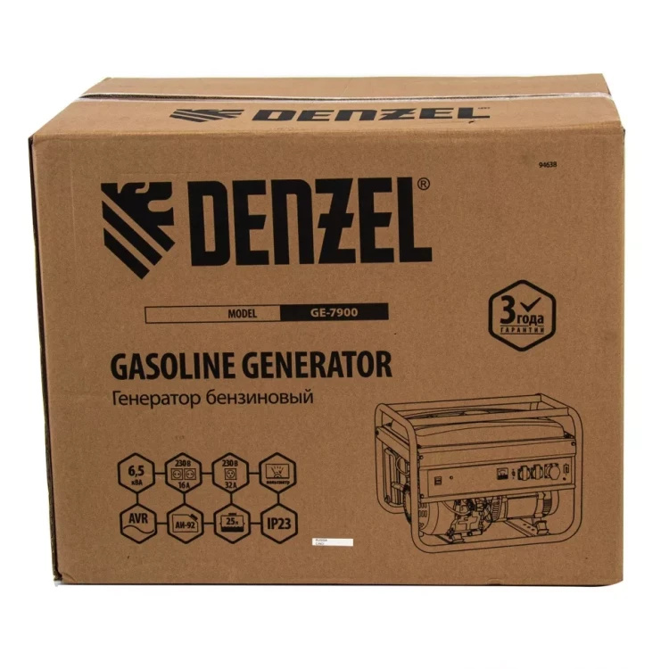 Генератор бензиновый DENZEL GE 7900 94638 купить в Нефтеюганске